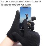JiaYouLC 6 Pairs Touch Screen Winter Gloves