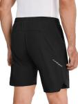 Men's Loose Fit Padded Bike Shorts - Black