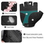INBIKE Padded Fingerless Cycling Gloves for Men & Women