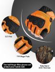 INBIKE Fingerless Cycling Gloves for Men and Women