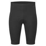 Men's Black Padded Cycling Shorts with Pocket