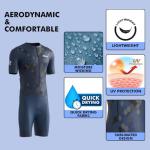 Men's Gel Padded Cycling Skinsuit Bib Shorts