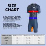 Men's Gel Padded Cycling Skinsuit Bib Shorts