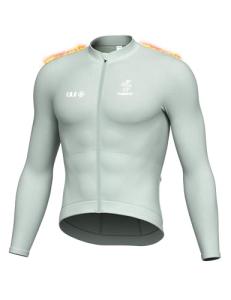 INBIKE Men's Long Sleeve Cycling Jersey, Light Green