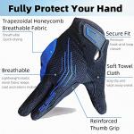 Men’s Full Finger Gel Padded Cycling Gloves