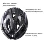 Lightweight Waterproof Bike Helmet with Visor and Snood