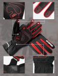 INBIKE Windproof Full Finger Cycling Gloves (Red)