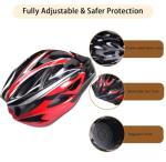 Adjustable Waterproof Bike Helmet with Visor & Mask