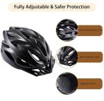 Lightweight Waterproof Bike Helmet with Visor and Snood