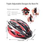 Adjustable Waterproof Bike Helmet with Visor & Mask