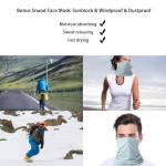 Adjustable Waterproof Bike Helmet with Visor & Mask