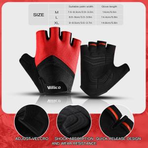 ROCKBROS Half Finger Gel Pad Cycling Gloves