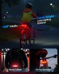 Super Bright USB Rechargeable Bike Lights Set