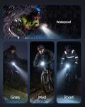 Super Bright USB Rechargeable Bike Lights Set