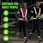 High Visibility Reflective Vest with Wristbands