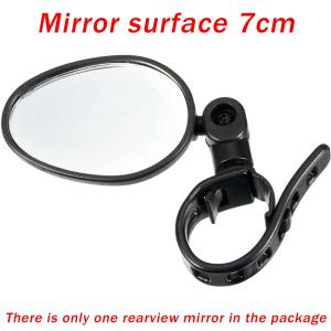 Rotating Round Bike Mirror for Handlebar Safety