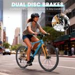 NAIZEA 700C Retro Aluminum Hybrid Bike for Adults