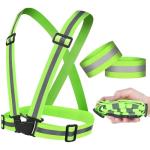 High Visibility Reflective Vest with Wristbands