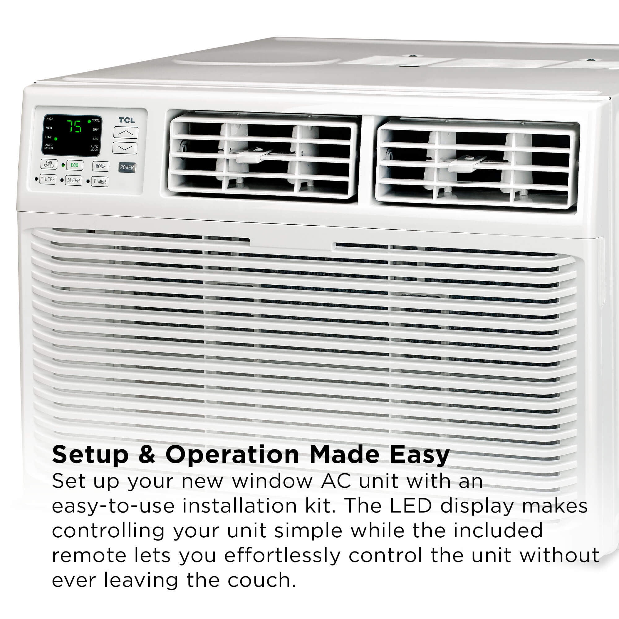 Smart Window Air Conditioner with Remote Control