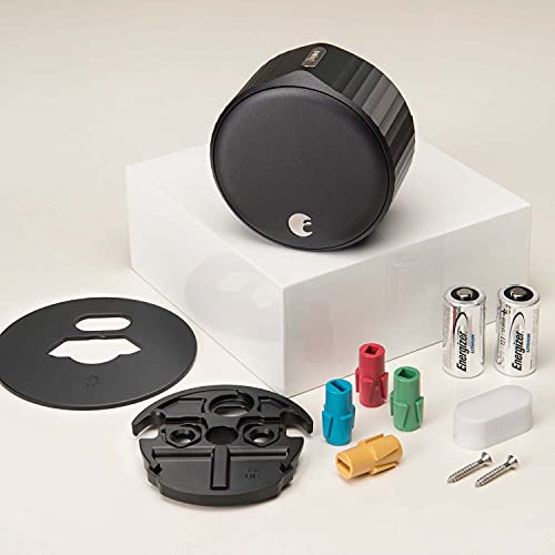 Matte Black August Wi-Fi Smart Lock