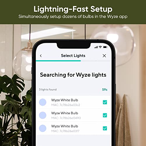 Wyze Smart Bulb with Color for Alexa/Google, One-Pack