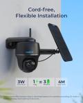 Wireless Outdoor Security Camera with Solar Panel