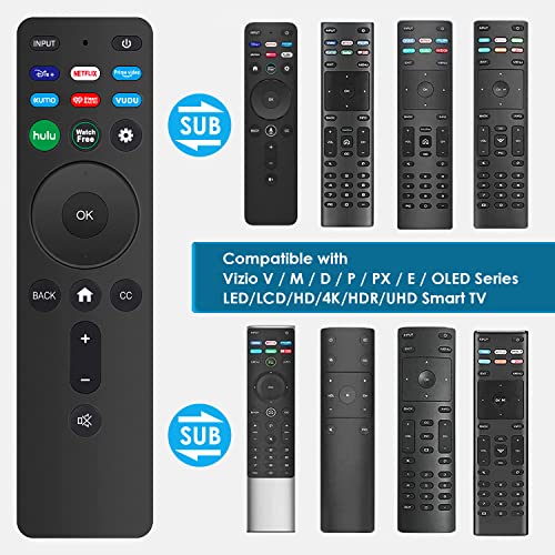 Universal XRT260 Remote for Vizio Smart TVs