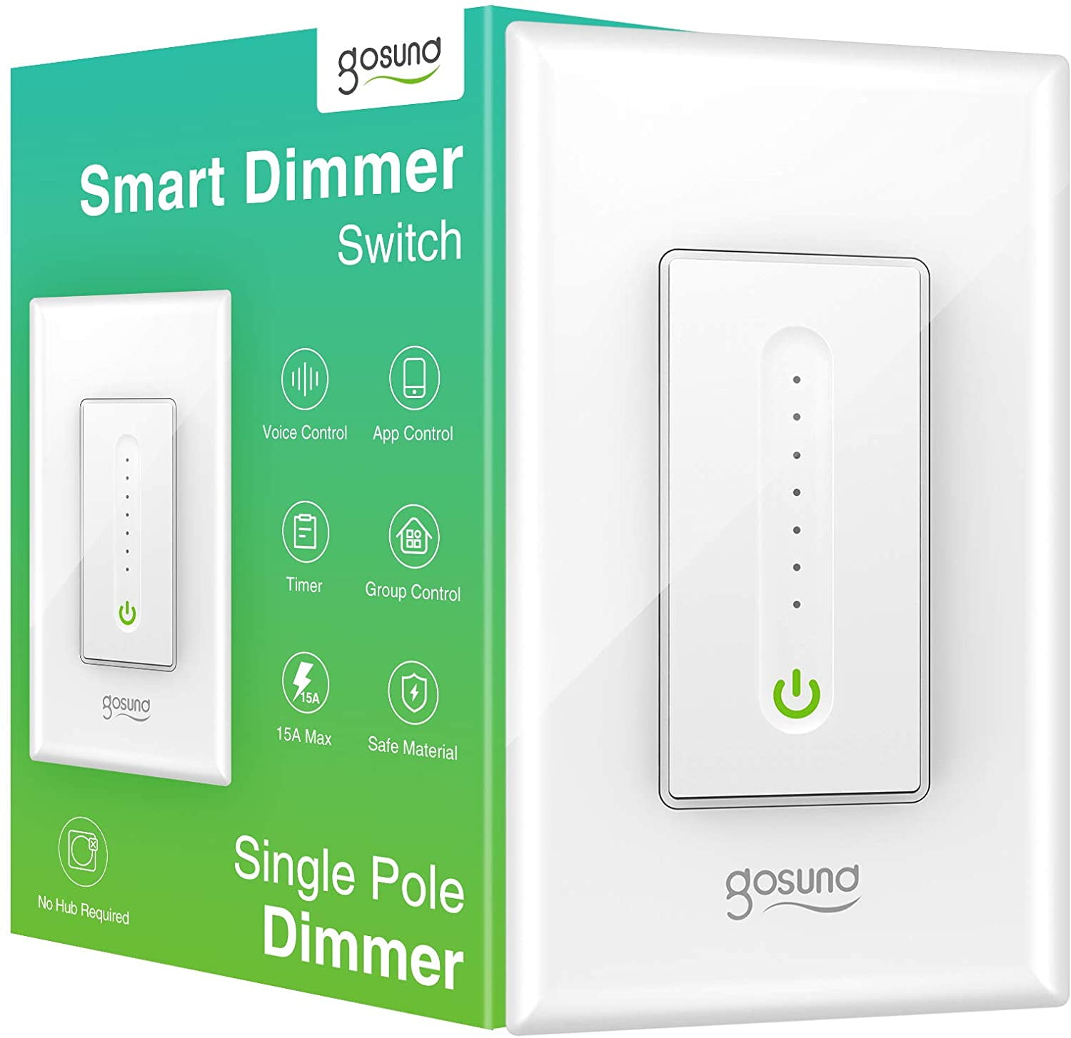 Wifi Smart Dimmer Switch for Alexa & Google Home