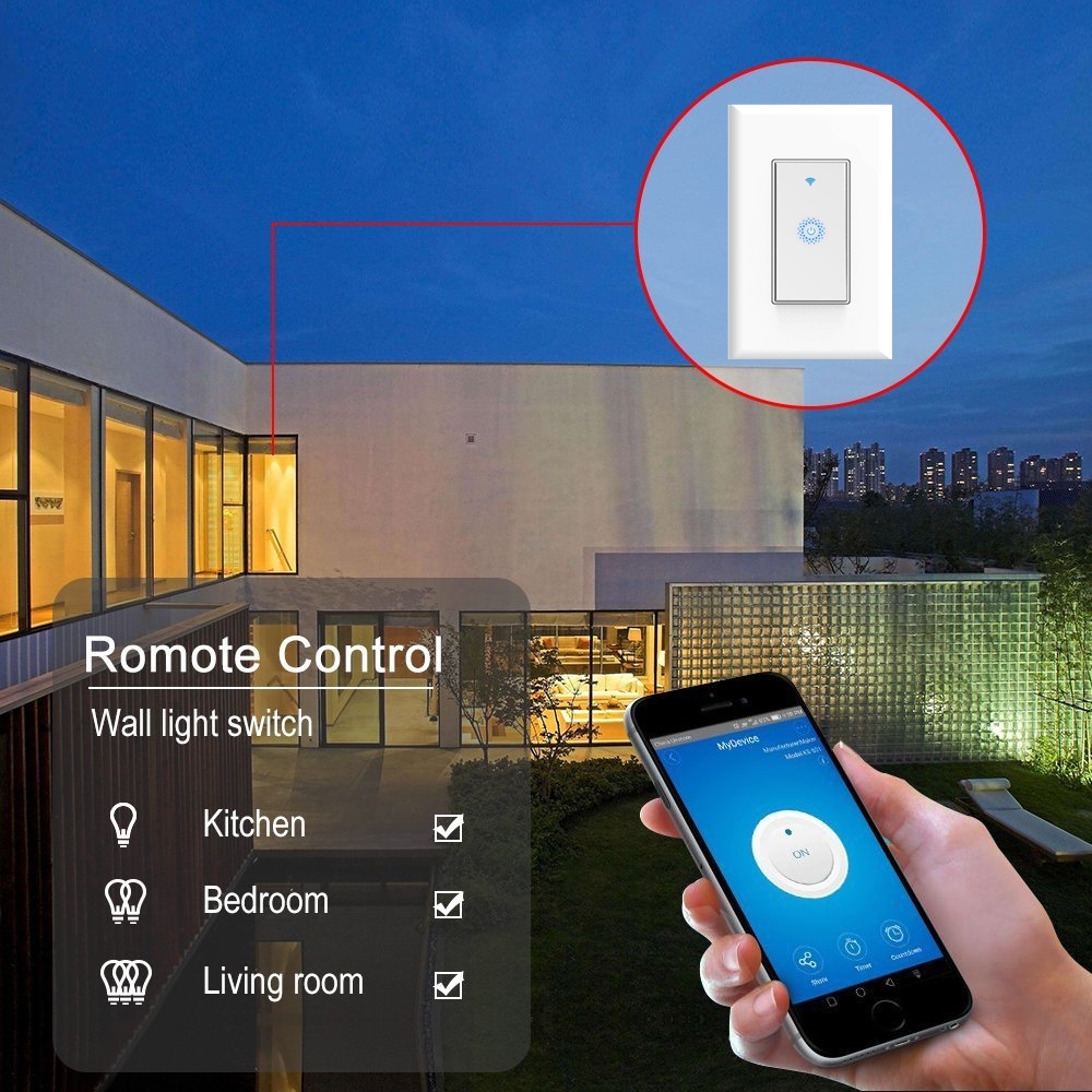 Smart Wi-Fi Light Switch with Smartphone Control