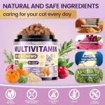 Delicious Cat Multivitamin Chews for All Breeds