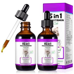 15-in-1 Liquid Cat Multivitamins for Health 60ml