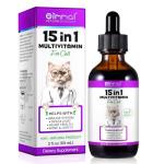 15-in-1 Cat Multivitamin Liquid Drops for Health