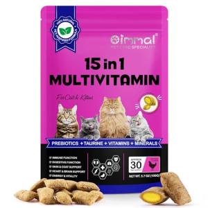 15-in-1 Cat Vitamins for Health and Wellness