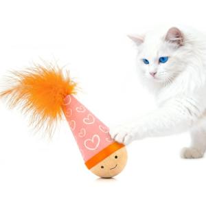 Lulu's Interactive Cat Toy with Catnip and Feather