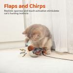 Rechargeable Flapping Bird Cat Toy with Sound
