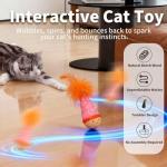 Lulu's Interactive Cat Toy with Catnip and Feather