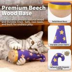 Lulu's Interactive Cat Toy with Catnip and Feather