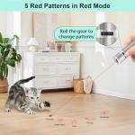 Rechargeable Interactive Cat Toy with 3 Light Modes