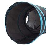 Collapsible 3-Way Cat Tunnel with Peek Hole
