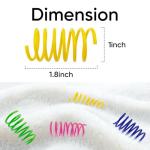 30 Pack Colorful Cat Spring Toys for Fun