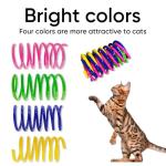 30 Pack Colorful Cat Spring Toys for Fun