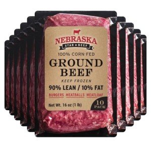 Nebraska Star Angus 90/10 Ground Beef 30-Pack