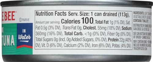 Bumble Bee Chunk Light Tuna, Wild Caught, 24 Pack