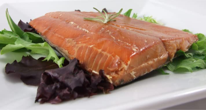 Alaska Smokehouse Pepper Garlic Smoked Salmon (4 oz)