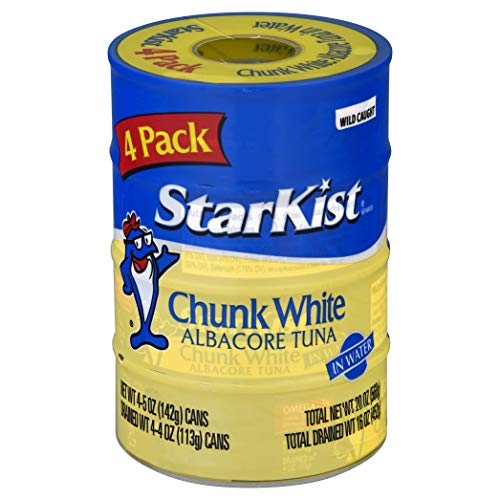 StarKist Chunk White Tuna in Water, 4 Cans