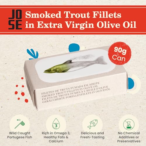 Jose Gourmet Portuguese Smoked Trout in Olive Oil