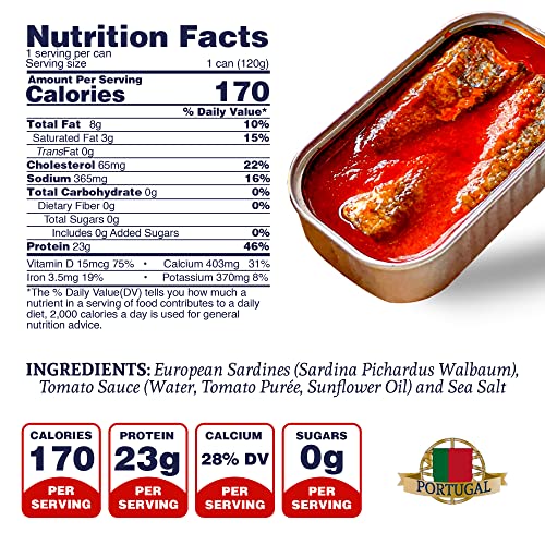 Santo Amaro Authentic Portuguese Sardines in Tomato Sauce