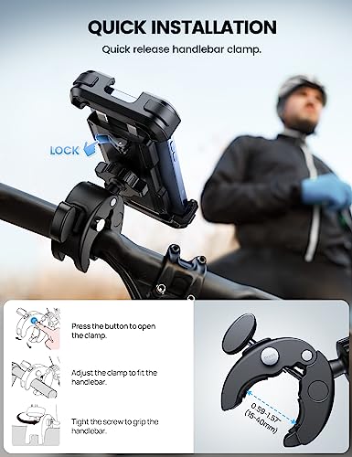 Universal 360° Bike and Motorcycle Phone Mount