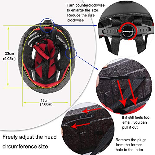 Shinmax Electric Bike Helmet with Detachable Goggles