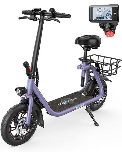 URBANMAX C1 Foldable Electric Scooter with Seat